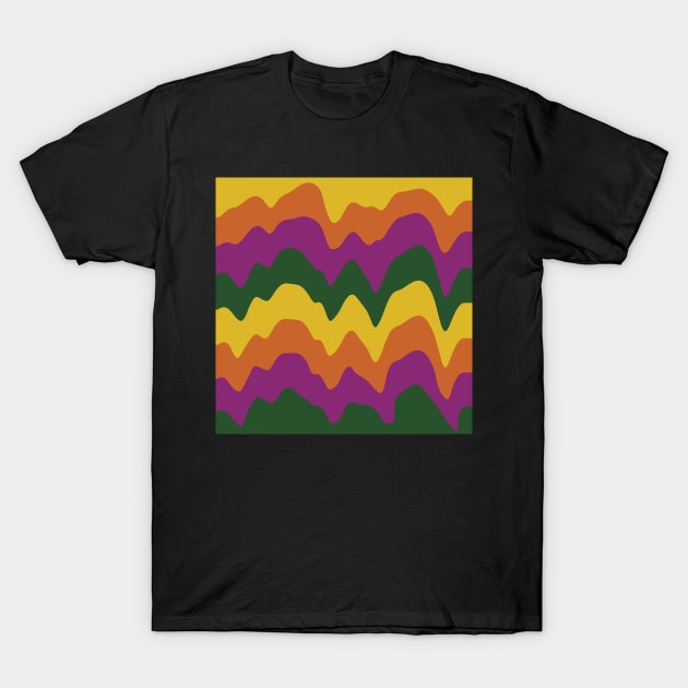 Melting Stripes T-Shirt by Slepowronski